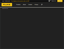 Tablet Screenshot of flukeonlinestore.com